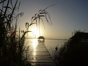 Lever de soleil Bacalar