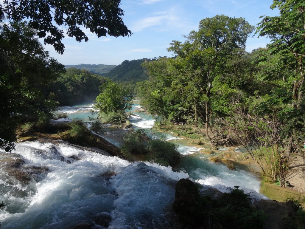 Vue agua Azul