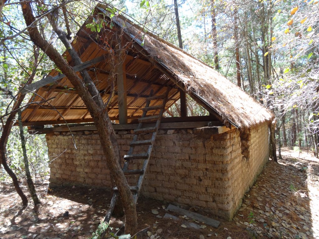 cabane en terre