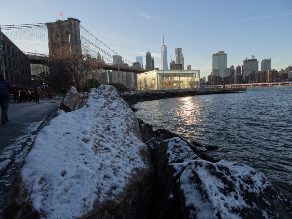 brooklyn bridge neige