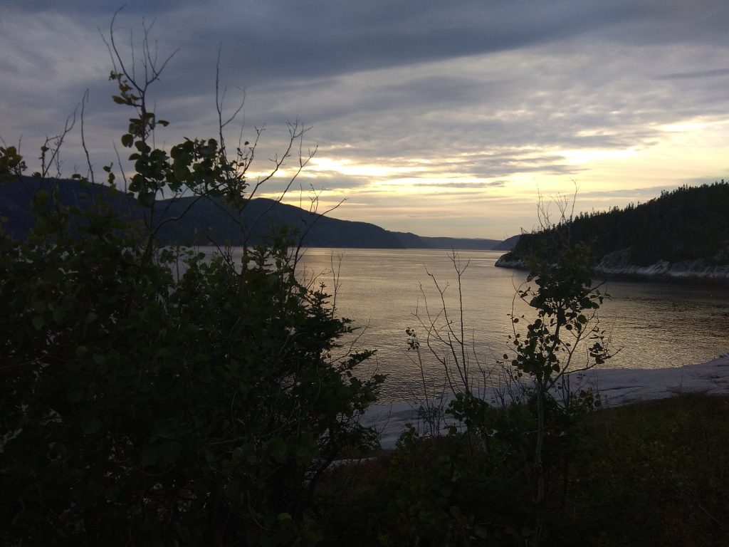 coucher de soleil tadoussac